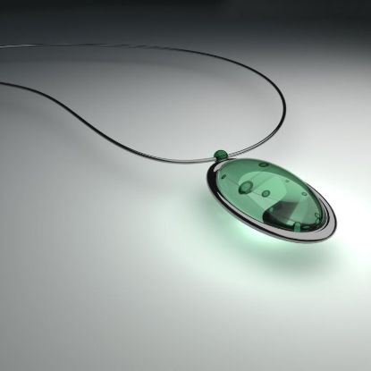 Obrázek Elegant Gemstone Necklace (rental)